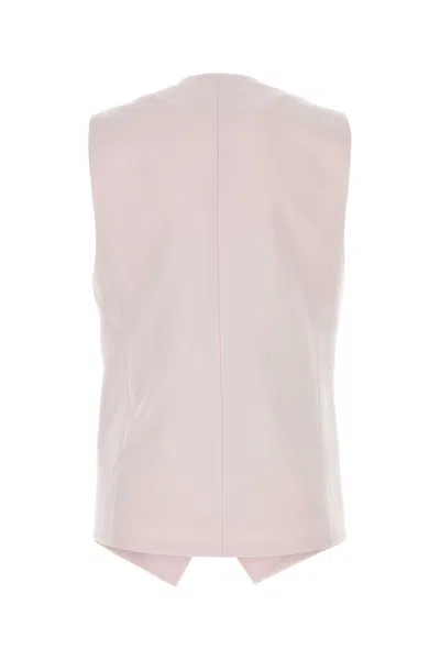 Ami Alexandre Mattiussi Ami Paris V-neck Sleeveless Buttoned Waistcoat In White