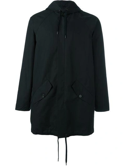 Shop A Kind Of Guise Zipped Hooded Jacket In Black