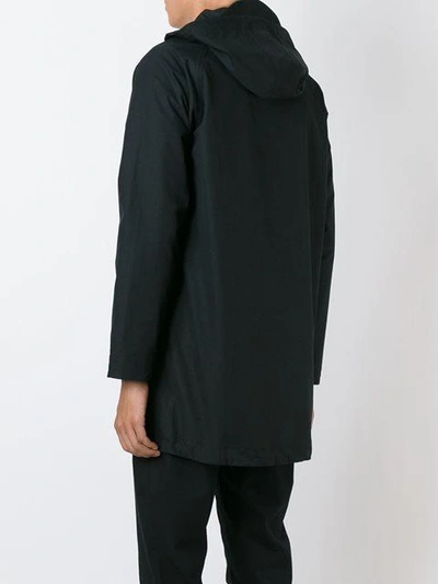 Shop A Kind Of Guise Zipped Hooded Jacket In Black