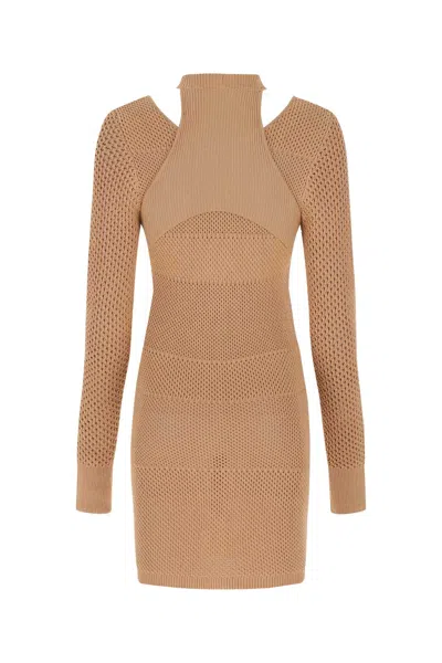 Andrea Adamo Racerback Knitted Midi Dress