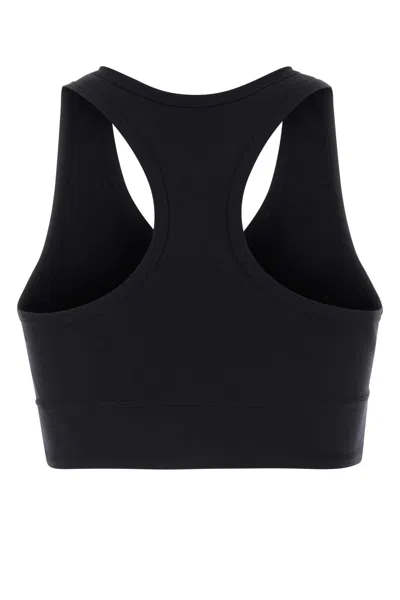 Balenciaga Sporty Reflective Logo Top Tops Black