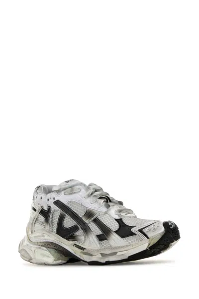 Balenciaga Dynamic Multicolor Runner Sneakers With Chunky Silhouette In Multi