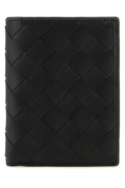 BOTTEGA VENETA BOTTEGA VENETA BLACK LEATHER WALLET 