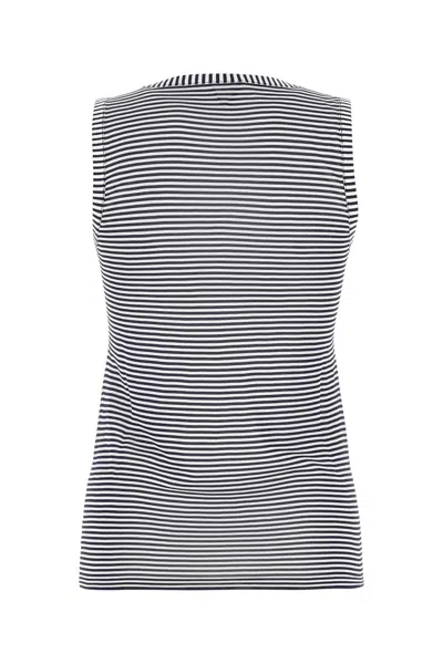 Bottega Veneta Women Embroidered Viscose Tank Top In Black