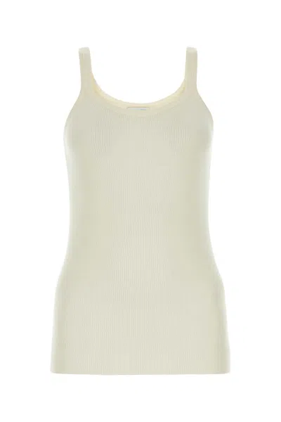 Bottega Veneta Ribbed Wool Sleeveless Top