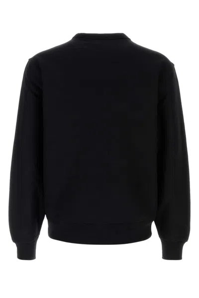 Burberry Black Logo Cotton Blend Sweatshirt