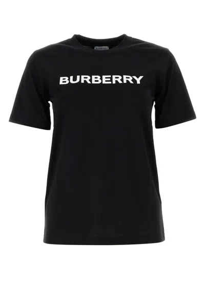 Burberry Black T-shirt With Bold Logo Design