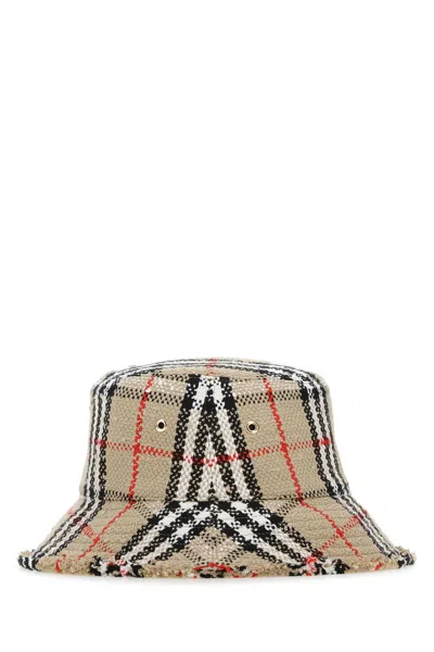Burberry Vintage Check Boucle Wool-blend Bucket Hat