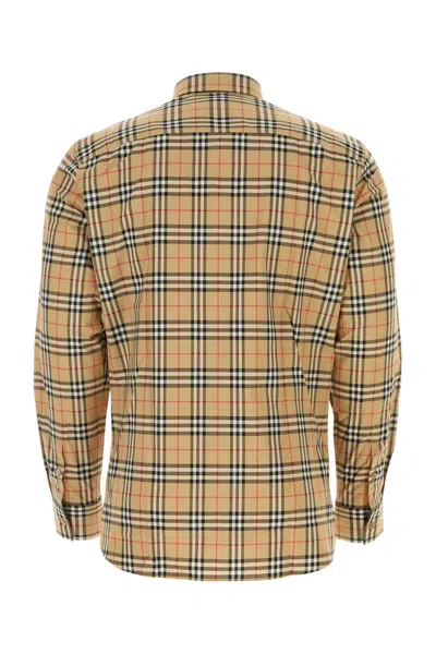 Burberry Shirt With Vintage Check Pattern In Neutral