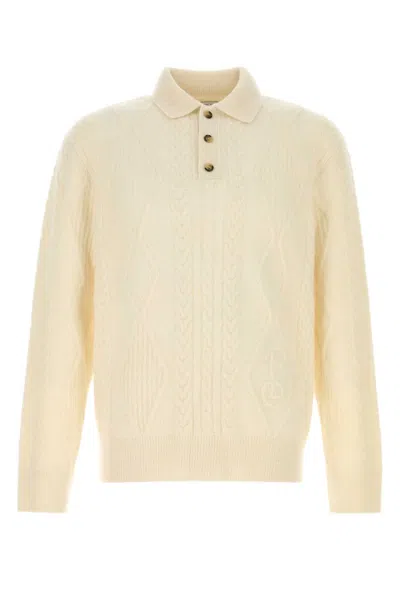 Burberry Ivory Alpaca Blend Sweater