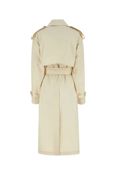 Burberry Structured Belted Trench Coat