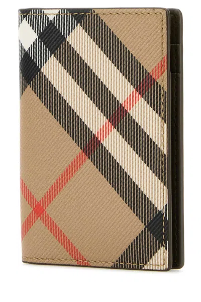 Burberry Printed E Canvas Card Holder