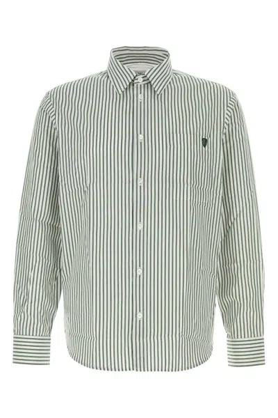 Burberry Shirt Striped Pattern Collar Button-down