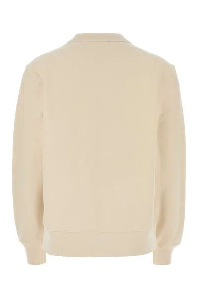 Burberry Crew Neck Cotton Blend Sweatshirt
