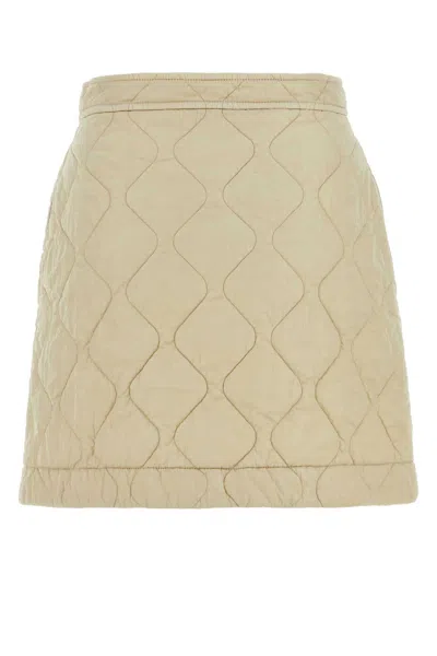 Burberry Quilted Mini Skirt