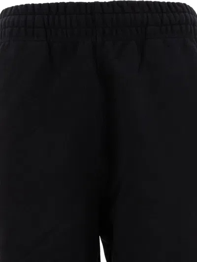 Burberry Relaxed Fit Trousers With Tapered Legs In Black