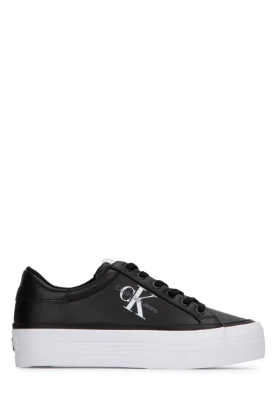 Calvin Klein Low-top Round Toe Platform Sneakers