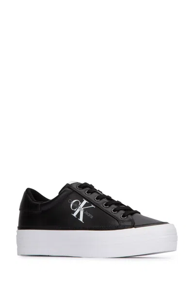 Calvin Klein Low-top Round Toe Platform Sneakers