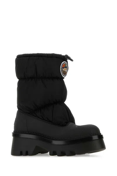 Chloé Chloe Black Nylon And Rubber Raina Boots