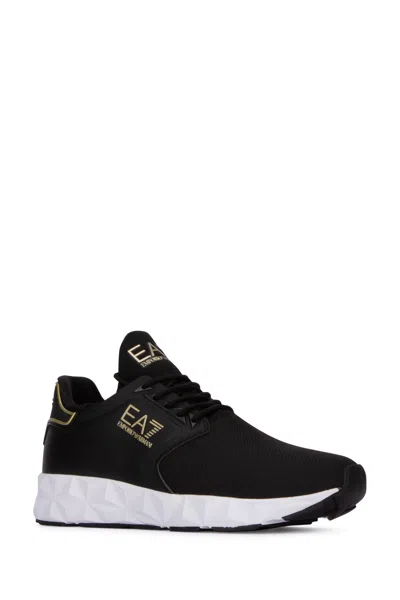 Ea7 Emporio Armani Ultimate C2 Kombat Sneakers In Black
