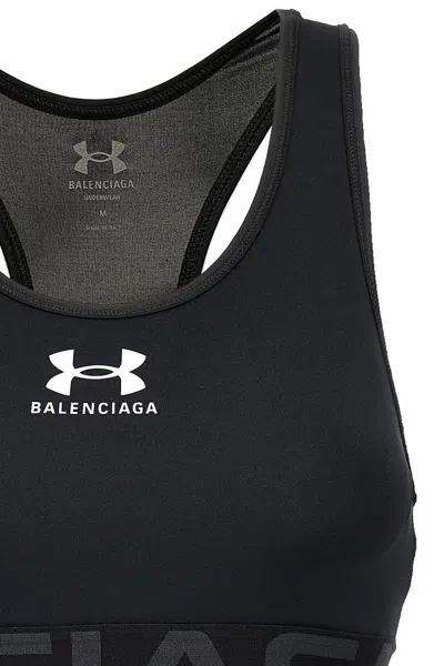Balenciaga Collaboration Racerback Sleeveless Top In Black