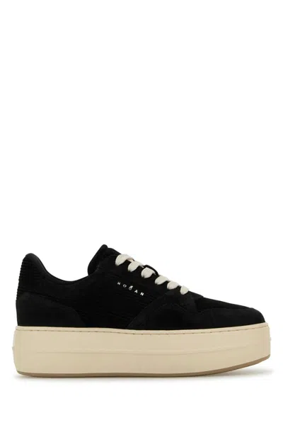 Hogan Skyscraper Suede Platform Sneakers