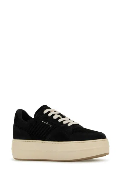 Hogan Skyscraper Suede Platform Sneakers