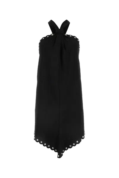 Isabel Marant Women Black Polyester Tegany Mini Dress In Black