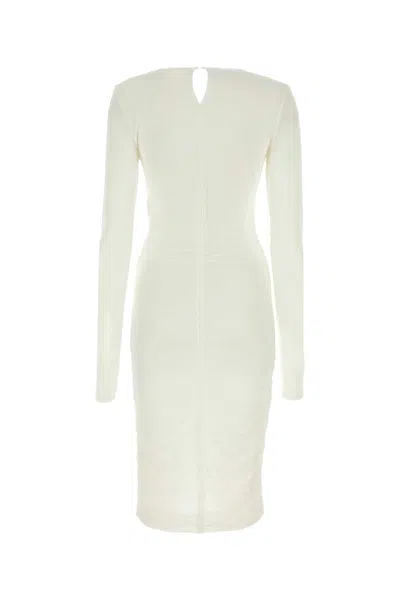 Isabel Marant Chalk Stretch Viscose Logane Dress