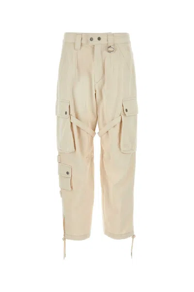 Isabel Marant Cargo Trousers Gold-tone Stud Embellishment