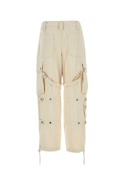 Isabel Marant Cargo Trousers Gold-tone Stud Embellishment