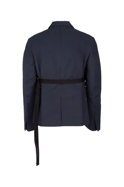 Jacquemus La Veste Piccinni Belted Jacket Featuring Notch Lapels
