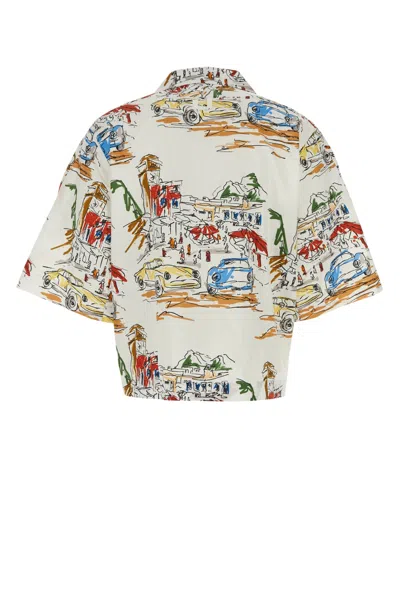 Jacquemus La Chemise Simon Printed Cotton Shirt