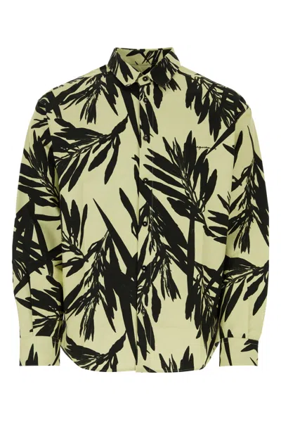 Jacquemus 'the Simon Canvas Shirt' In Animal Print