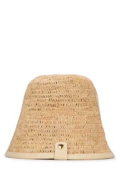 Jacquemus Le Bob Soli Raffia Bucket Hat