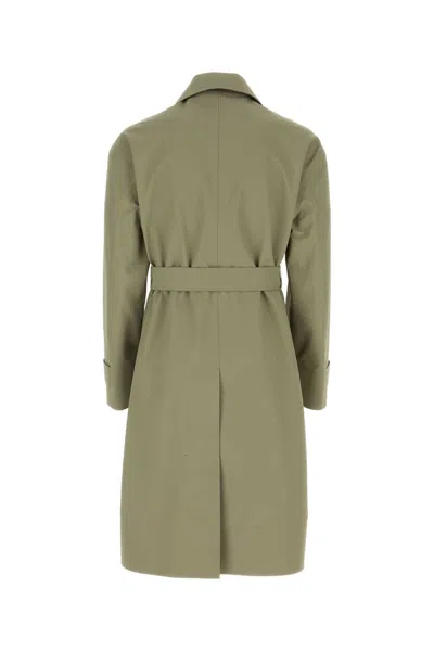 Jil Sander Back Slit Cotton Trench Coat