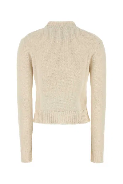 Jil Sander Alpaca Blend Sweater Crew Neck Long Sleeves