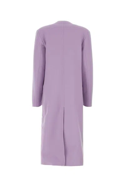 Jil Sander Women's Lilac Cashmere Coat