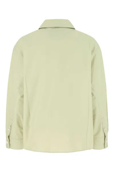 Jil Sander Pastel Green Poplin Oversize Shirt