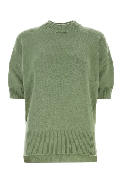 Jil Sander Pastel Green Wool Sweater