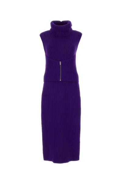Jil Sander Chic Wool Blend Sweater Dress