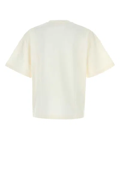 Jil Sander Boxy Fit Cotton Jersey T-shirt In White