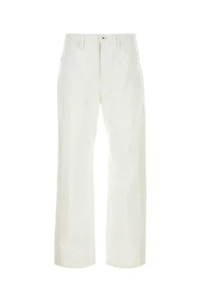 Jil Sander Wide-leg Denim Trousers With Waist Belt Loops