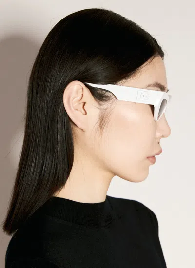 Dolce & Gabbana Women Cat-eye Sunglasses In White