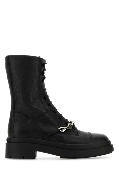 Jimmy Choo Black Nari Ankle Boots