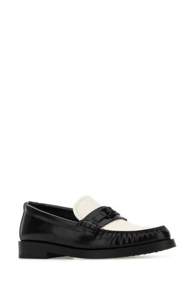 Jimmy Choo Mocassini Addie In Pelle Bicolor Donna