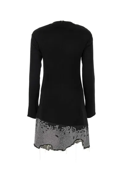 Jw Anderson J.w. Anderson Glitter-embellished Satin Minidress