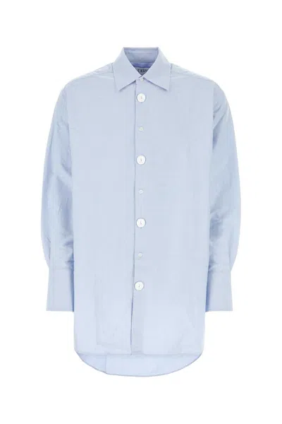 Jw Anderson Light Blue Oxford Oversize Shirt