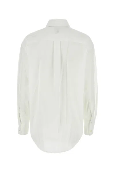 Jw Anderson White Poplin Shirt