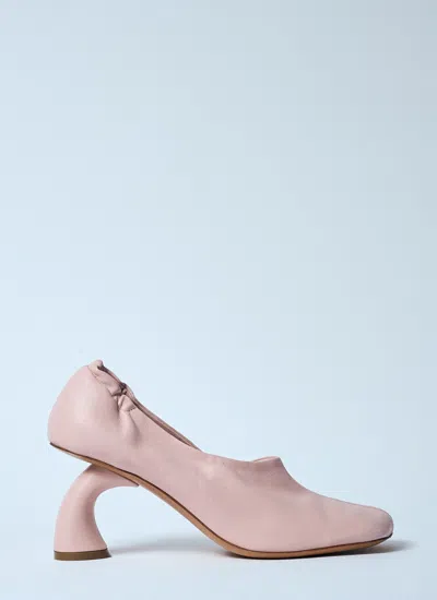 Shop Dries Van Noten Women Leather Pumps In Pink
